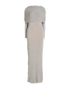 Alysi Woman Maxi Dress Light Grey Size 4 Viscose, Wool, Elastane