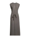 Alysi Woman Maxi Dress Military Green Size 8 Modal, Polyester