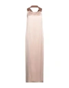 ALYSI ALYSI WOMAN MAXI DRESS SAND SIZE 6 ACETATE, VISCOSE