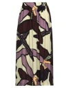 Alysi Woman Long Skirt Light Yellow Size 10 Cupro In Yellow