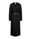 Alysi Woman Midi Dress Black Size 2 Viscose, Wool