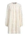 Alysi Meringa Polka-dot Midi Dress In White