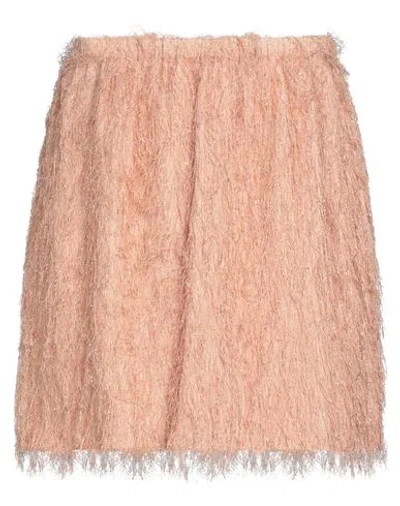 Alysi Woman Mini Skirt Blush Size 6 Viscose, Elastane, Polyamide In Pink