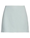 Alysi Woman Mini Skirt Light Green Size 6 Virgin Wool