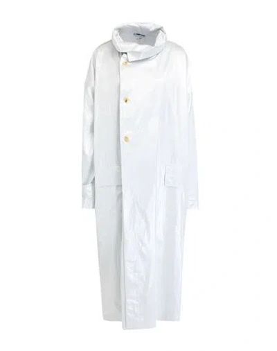 Alysi Woman Overcoat & Trench Coat Light Grey Size 4 Viscose, Polyester