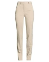 Alysi Woman Pants Beige Size 0 Polyester, Viscose, Elastane In Brown