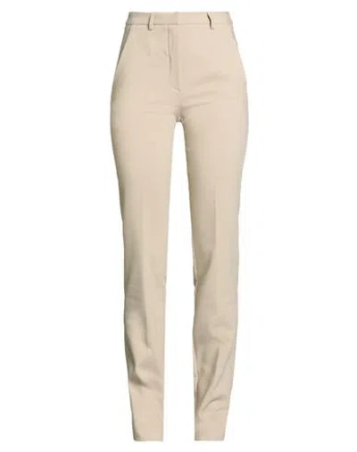 Alysi Woman Pants Beige Size 0 Polyester, Viscose, Elastane In Brown