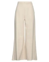 Alysi Woman Pants Beige Size 29 Cotton In Beige