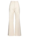 Alysi Woman Pants Beige Size 8 Cotton, Elastane