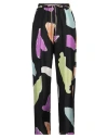 Alysi Woman Pants Black Size 10 Silk