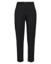 ALYSI ALYSI WOMAN PANTS BLACK SIZE 2 VIRGIN WOOL, ELASTANE