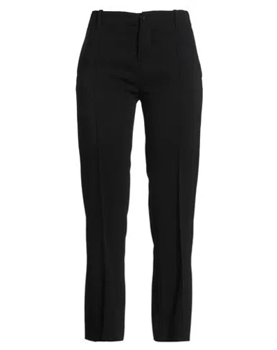 Alysi Woman Pants Black Size 2 Viscose, Elastane