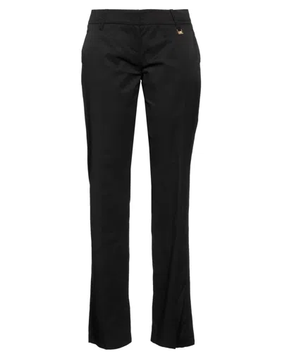 ALYSI ALYSI WOMAN PANTS BLACK SIZE 6 POLYAMIDE, COTTON, ELASTANE
