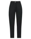 Alysi Woman Pants Black Size 8 Virgin Wool, Elastane In Black