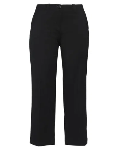 Alysi Woman Pants Black Size 8 Virgin Wool, Lycra