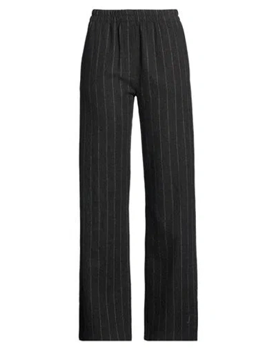 Alysi Woman Pants Charcoal Size 8 Virgin Wool In Multi