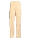 Alysi Woman Pants Cream Size 4 Cotton, Polyamide In Nude