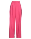 Alysi Straight-leg Pleat-detail Trousers In Pink