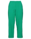 Alysi Woman Pants Green Size 4 Polyester, Virgin Wool, Elastane In Green
