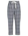 Alysi Woman Pants Grey Size 4 Polyester, Virgin Wool, Elastane