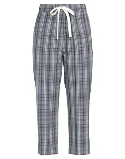 Alysi Woman Pants Grey Size 4 Polyester, Virgin Wool, Elastane