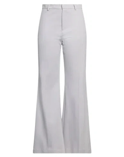 ALYSI ALYSI WOMAN PANTS GREY SIZE 6 COTTON, ELASTANE