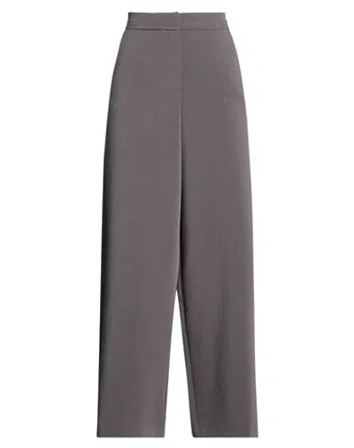 Alysi Woman Pants Grey Size 8 Polyester, Viscose, Elastane In Multi