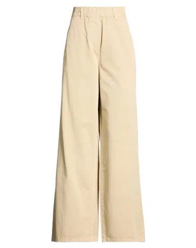Alysi Woman Pants Khaki Size 30 Cotton In Neutral