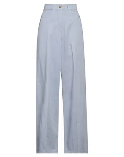 Alysi Woman Pants Lilac Size 29 Cotton In Purple