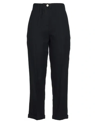 Alysi Woman Pants Midnight Blue Size 8 Virgin Wool