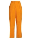 Alysi Woman Pants Orange Size 8 Polyester, Viscose, Elastane In Orange