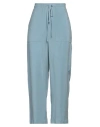 Alysi Woman Pants Pastel Blue Size 6 Modal, Polyester
