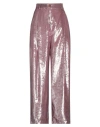 Alysi Woman Pants Pastel Pink Size 4 Polyester