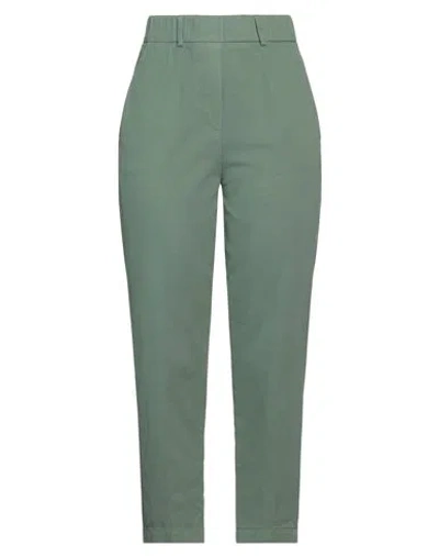 Alysi Woman Pants Sage Green Size 31 Cotton