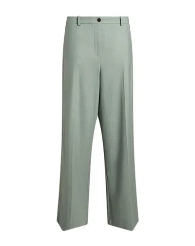 Alysi Woman Pants Sage Green Size 6 Viscose, Polyester, Wool, Elastane