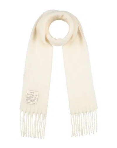 Alysi Woman Scarf Ivory Size - Alpaca Wool, Wool, Polyamide In Neutral