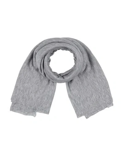 Alysi Woman Scarf Light Grey Size - Wool In Gray