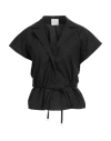 Alysi Woman Shirt Black Size 6 Cotton