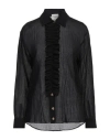 Alysi Woman Shirt Black Size 8 Cotton