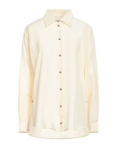 Alysi Woman Shirt Ivory Size 0 Silk In White