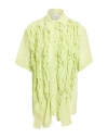 Alysi Woman Shirt Light Green Size 8 Silk In Green