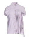Alysi Woman Shirt Lilac Size 8 Cotton In Purple