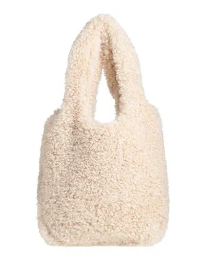 Alysi Woman Shoulder Bag Beige Size - Polyester In Sand