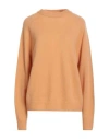 Alysi Woman Sweater Apricot Size Xl Merino Wool, Cashmere