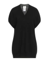 Alysi Woman Sweater Black Size L Merino Wool, Cashmere