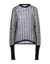 Alysi Woman Sweater Black Size M Mohair Wool, Recycled Polyacrylic, Merino Wool