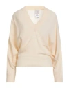 Alysi Woman Sweater Cream Size L Merino Wool, Cashmere
