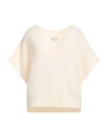 Alysi Woman Sweater Cream Size S Mohair Wool, Polyamide, Elastane In White