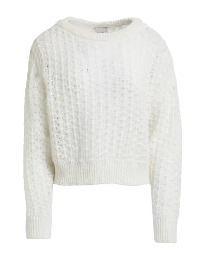 Alysi Woman Sweater Ivory Size L Alpaca Wool, Polyamide
