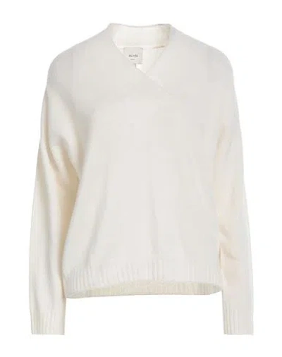 Alysi Woman Sweater Ivory Size Xs Merino Wool, Cashmere In White